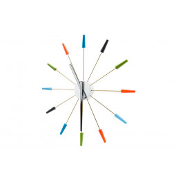 Wall clock Plug inn vintage, D58cm