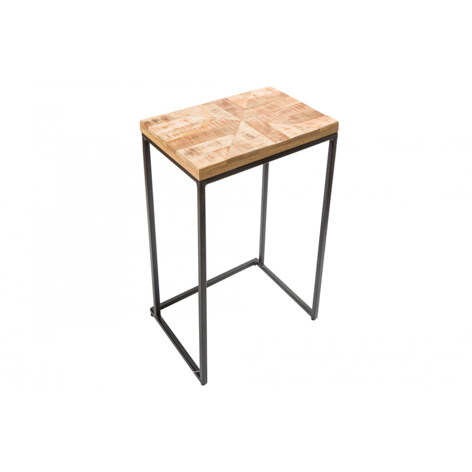 Side table Splita L, mango wood, 40x27x65cm