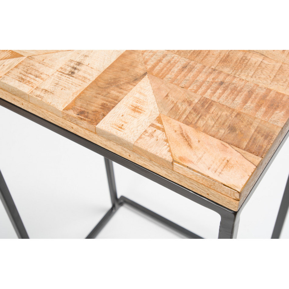 Side table Splita L, mango, 40x27x65cm