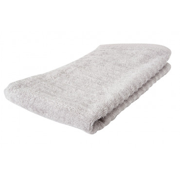 Bamboo towel Stripe, 30x50cm, glacier grey colour, 550g/m2