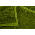 Bamboo towel Stripe, 30x50cm,  green colour, 550g/m2