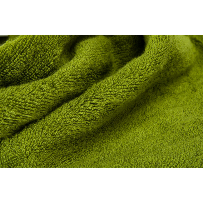 Bamboo towel Stripe, 30x50cm,  green colour, 550g/m2