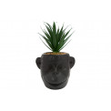 Planter Monkey, ceramic, black, H20cm