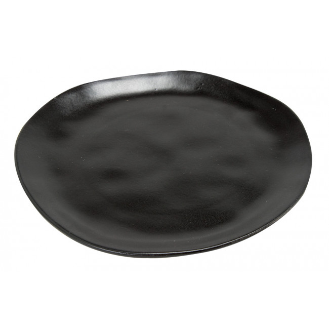 Dessert plate Terre, black, D20cm