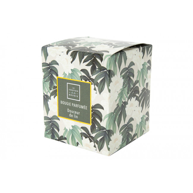 Scented candle Neda, linen 110g, 7x6.5x8cm