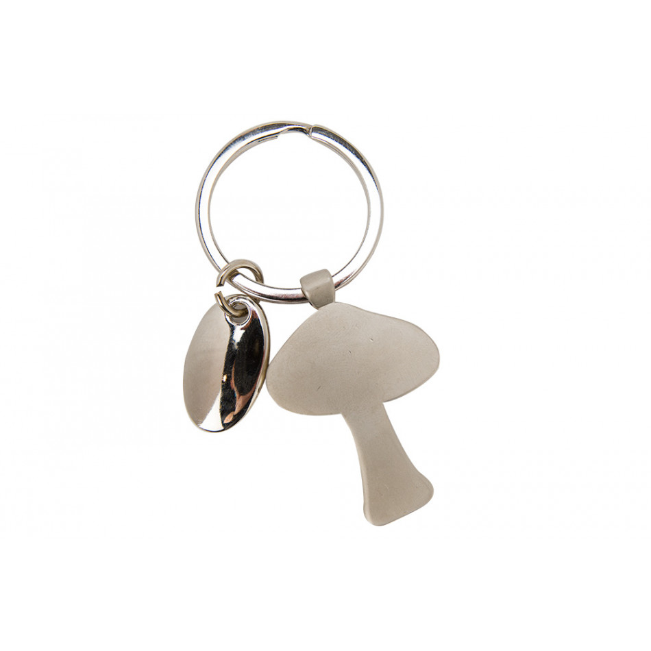 Keychain Mushroom, metal, 7.5cm