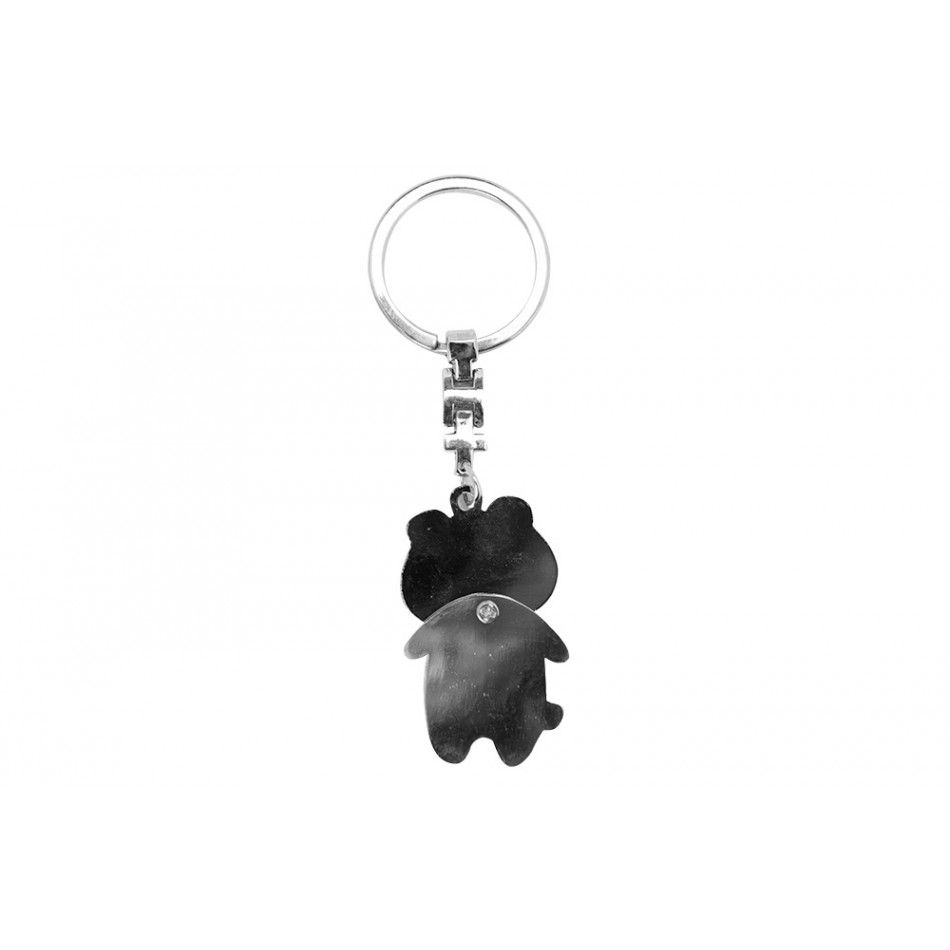 Keychain Panda, metal, 9cm