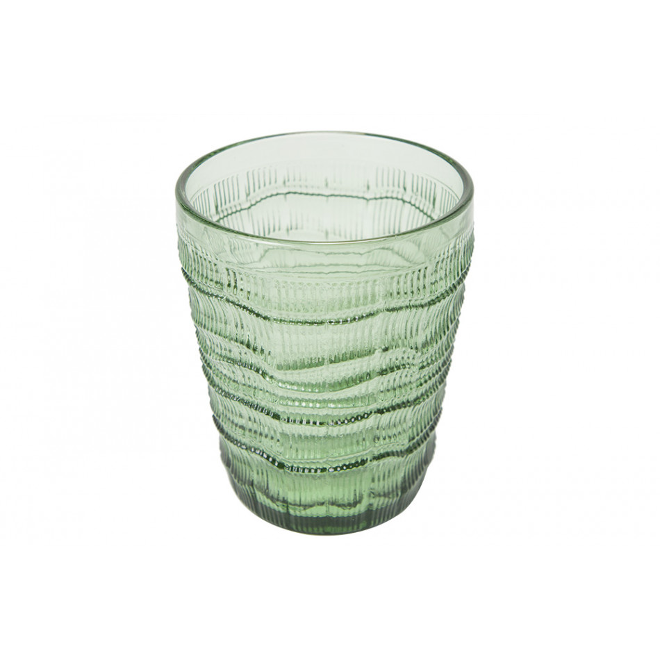 Whiskey glass, green, 210ml, 8.8x10.5cm