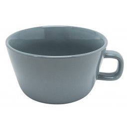 Mug Nadine, grey, porcelain, 500ml, 13x15x7.5cm