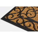 Doormat rubber cocos L, 44.5x74.5x1.1cm