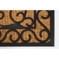 Doormat rubber cocos L, 44.5x74.5x1.1cm