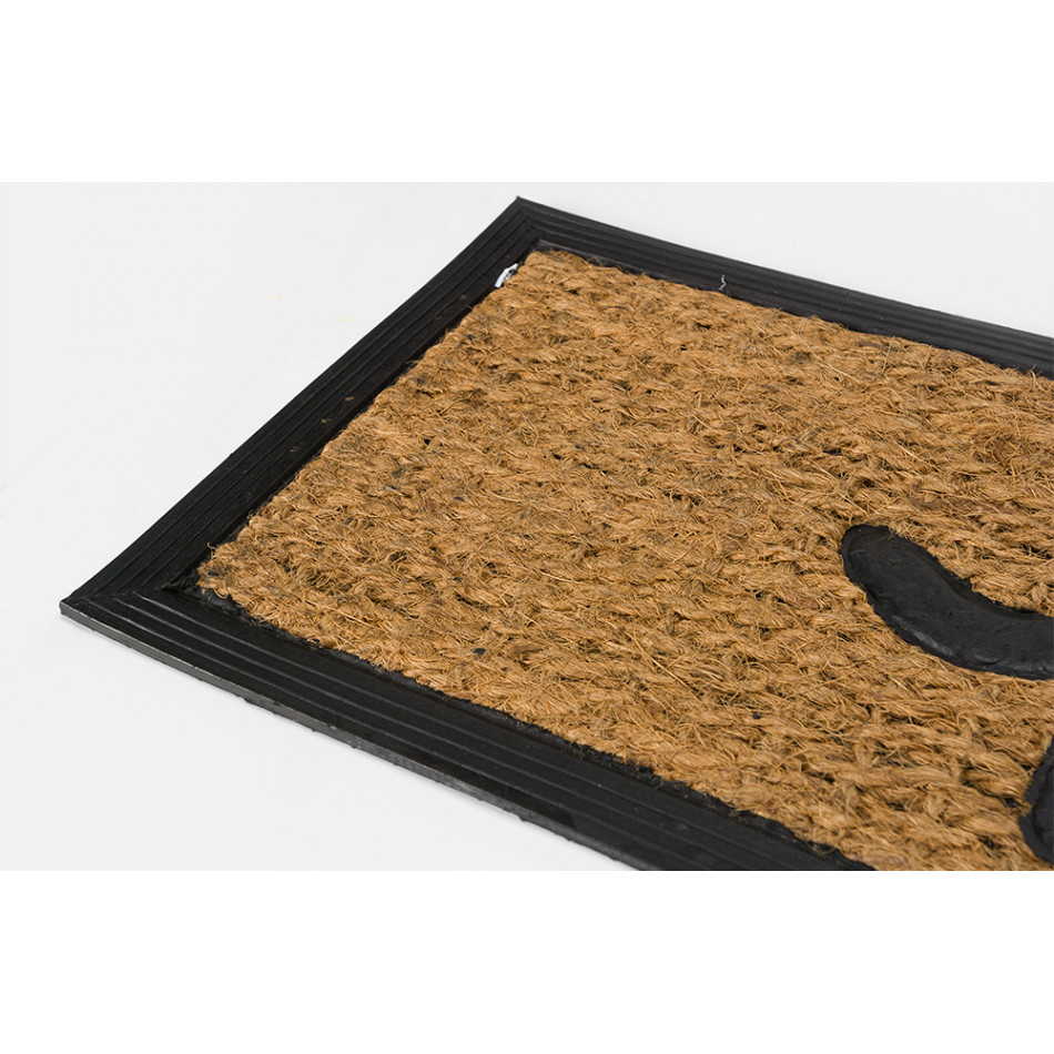 Rubber doormat/cocos Cat, 25x75x0.9cm