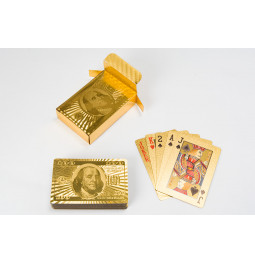 Playing cards Gold Dollar, 9x6 cm