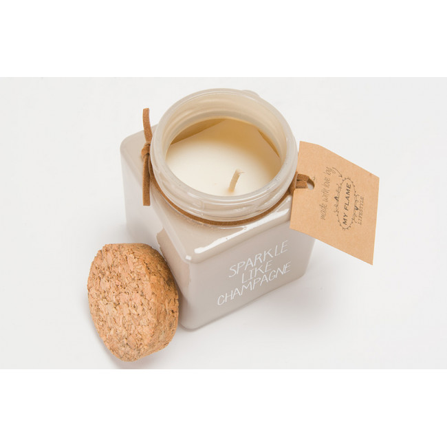 Scented soy candle Sparkle like champagne, figs