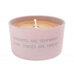 Outdoor candle Hangovers are, 9x9x5cm
