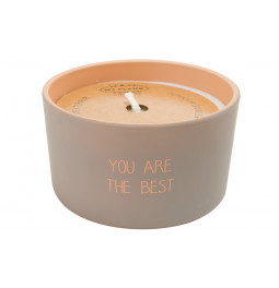 Outdoor candle You are the best,  9x9x5cm