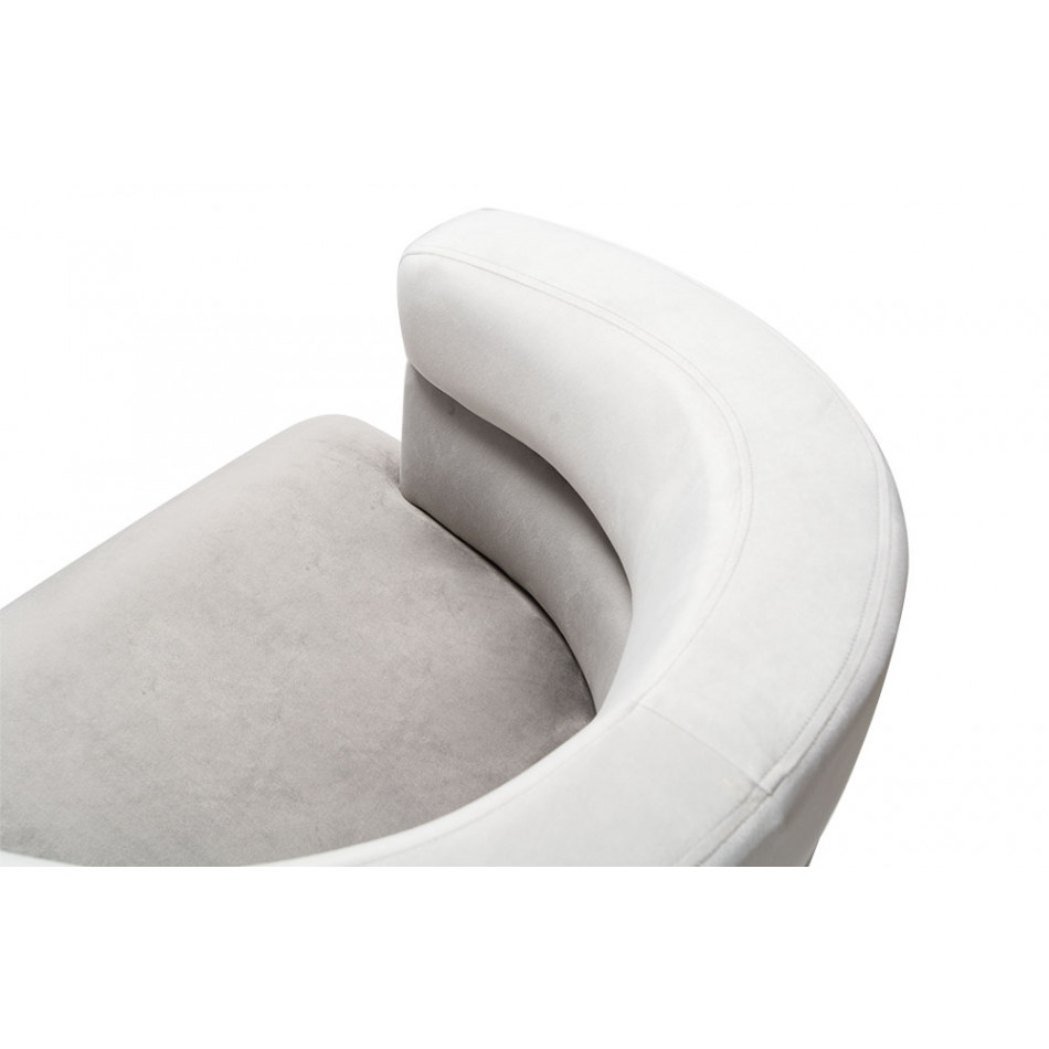 Armchair Navilli, grey, 65x64x74cm, seat height 40cm