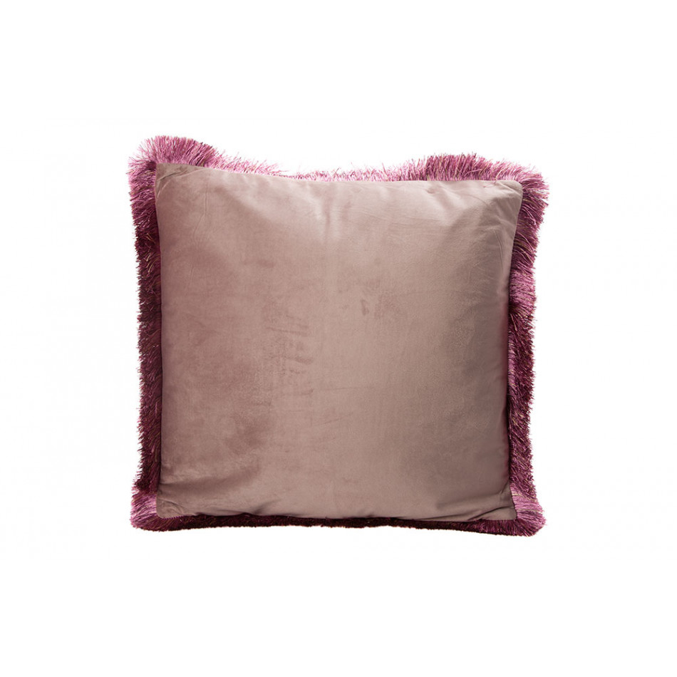 Pillow Selvino 33, mauve, velvet, 50x50cm