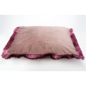 Pillow Selvino 33, mauve, velvet, 50x50cm