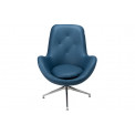 Armchair Dalton, blue, 104x74x86cm, seat h 45cm