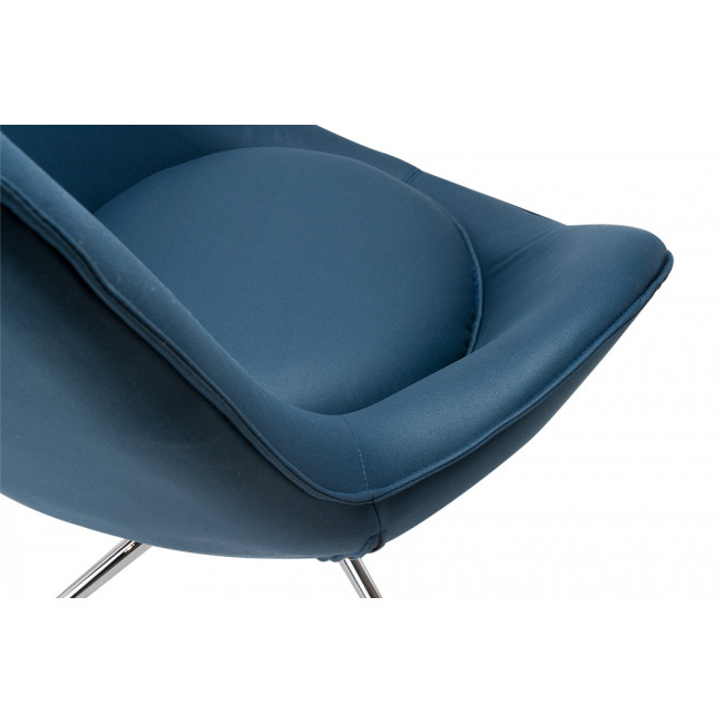 Armchair Dalton, blue, 104x74x86cm, seat h 45cm