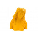 Decorative flower pot Ladys Head, yellow, 48x33x57cm