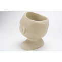 Decorative flower pot Avatar girl II, cream, 20x19x22cm