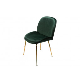 Dining chair Troja, dark green, 58x46x88cm