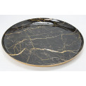 Tray Lola, matt brass plating, printing/clear enamel,3x40,2