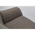 Chair Sennen, swivel 360, dark grey, 63x63x84cm