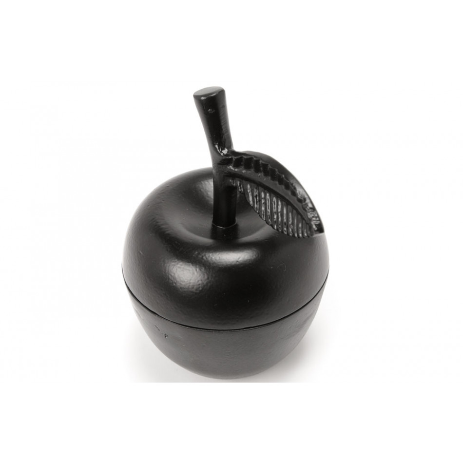 Decorative bowl Apple, black, D9xH13cm