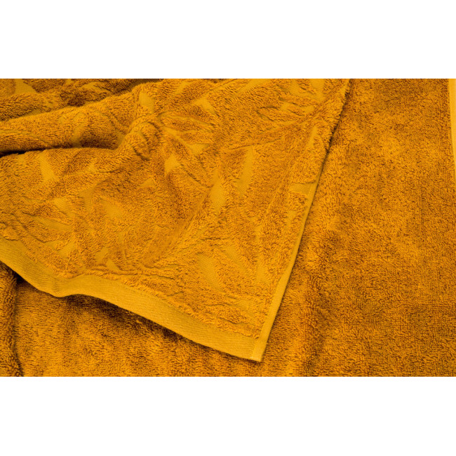 Bamboo towel Bamboo leaves, 70x140cm, nut colour, 550g/m2