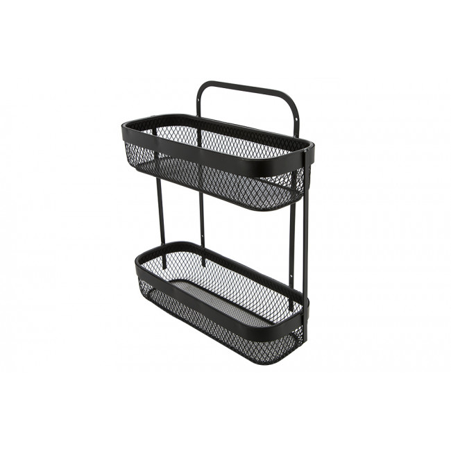 Metal shelf 2-storey Mayaj, H34.5x30.5x12cm