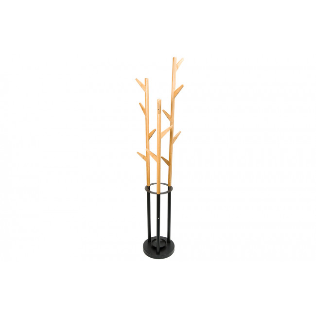 Coat rack Umbrel bambou/metal, D30xH174cm