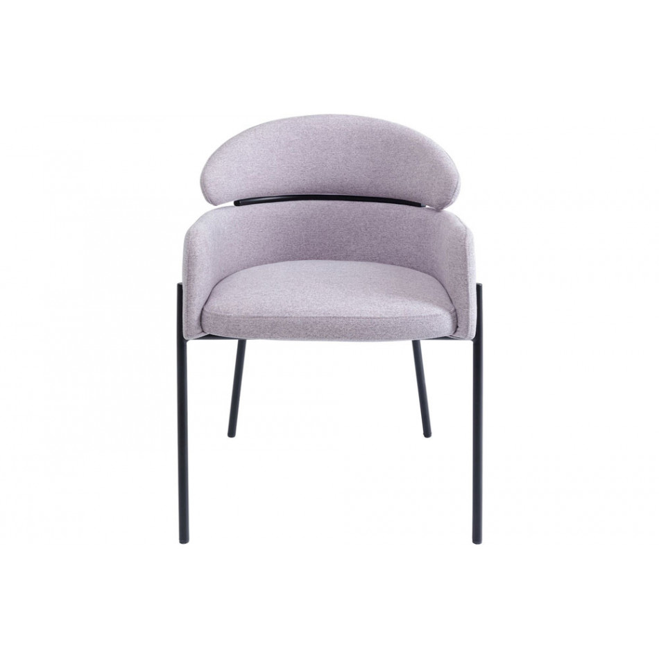 Chair w armrest Alexia Lavender 61x54x78cm, seat h 46cm