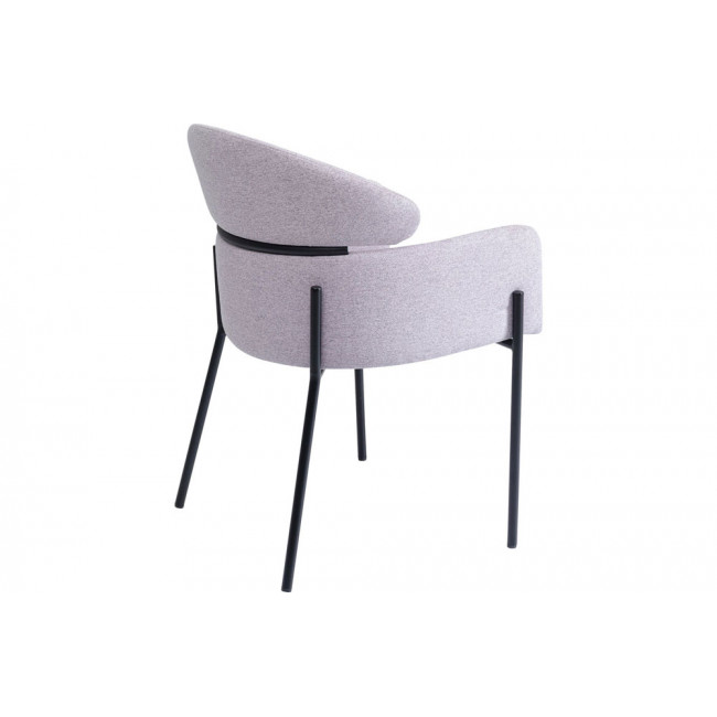 Chair w armrest Alexia Lavender 61x54x78cm, seat h 46cm