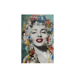 Canvas Female movie star of the 50's, 80x120cm