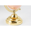 Decor Globe, pink/golden, 13x10x20cm