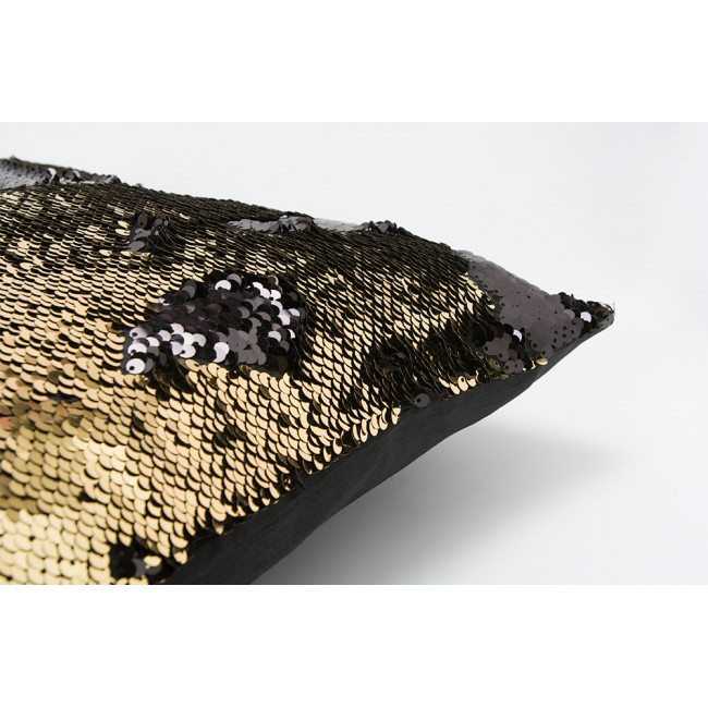 Cushion Magic, black/golden, 40x40x5cm