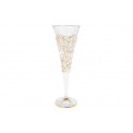 Crystal wine glass Glacier Golden, 200ml, H24xD8cm