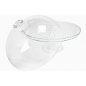 Tray with lid Lara, glass, D32cm