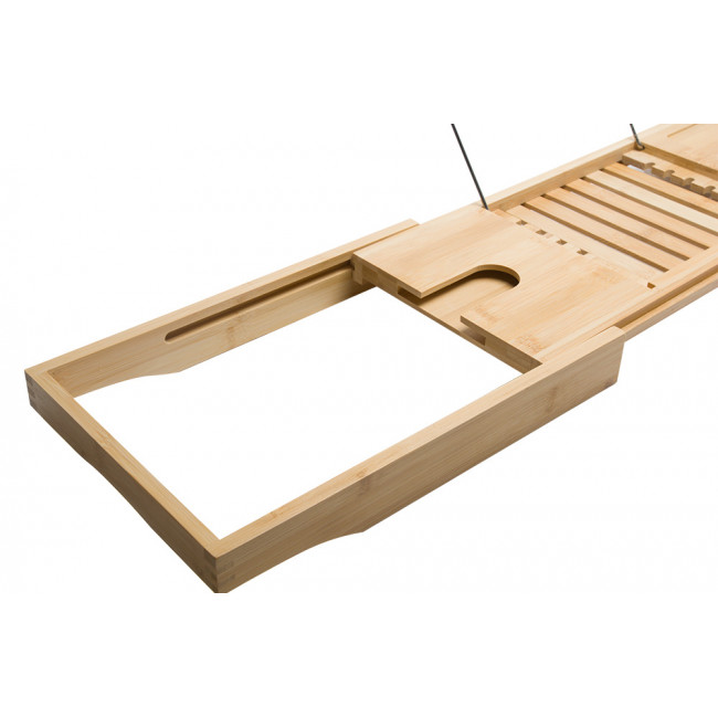 Bath rack, bamboo, 70-105x22.5cm