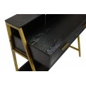 Dressing table with mirror Franca, LED, 90x40x135cm