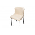 Dining chair Glam, cream, 64x81x51cm, seat 49cm