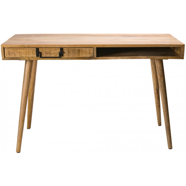 Desk Stiga with 1 drawer, mango wood, 118x50x76cm