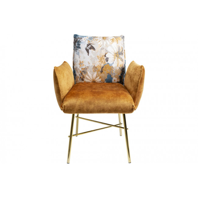 Arm chair Notting Hill, yellow, 86x65x64cm