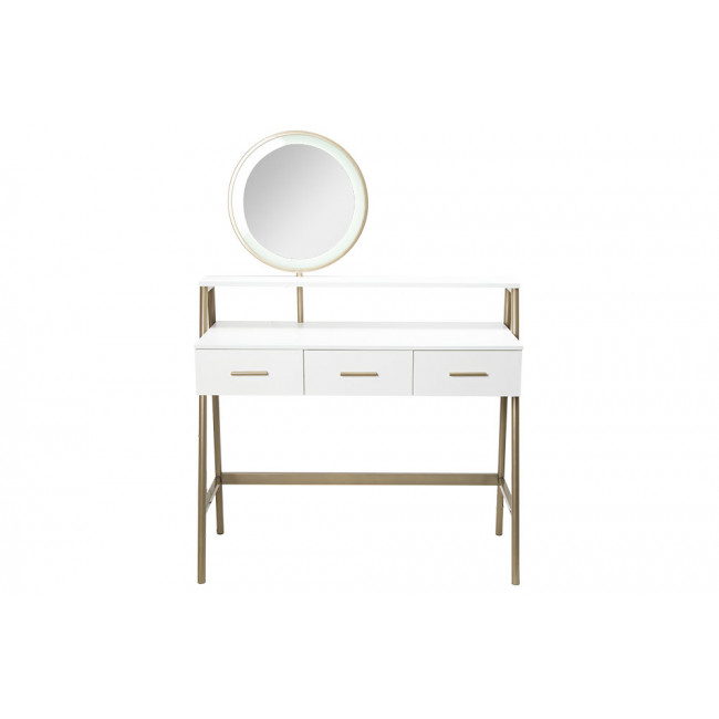 Dressing table with mirror Fuente, LED, 100x40x137cm