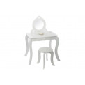 Dressing table w stool, 50.5x50.5x92cm, 28x28x32cm