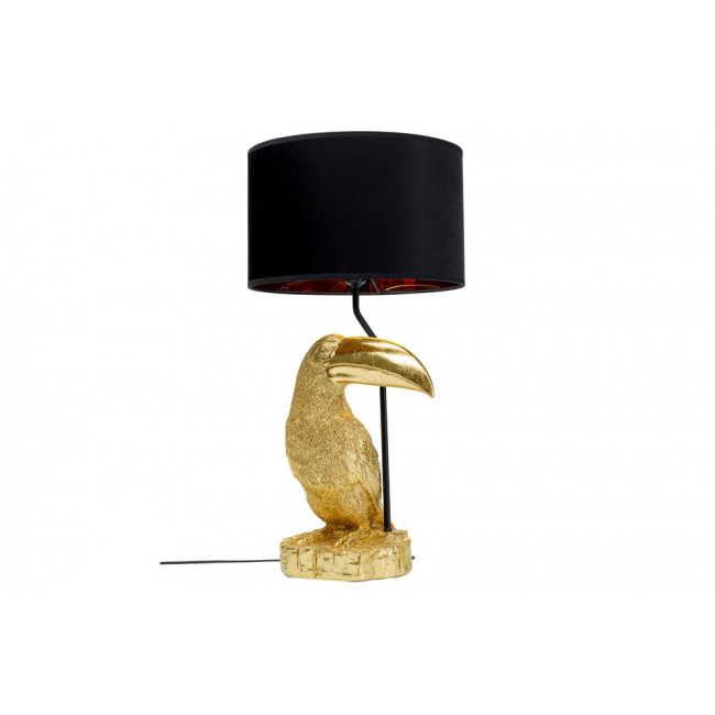 Table lamp  Toucan gold,E27,60W, 70x37x35cm