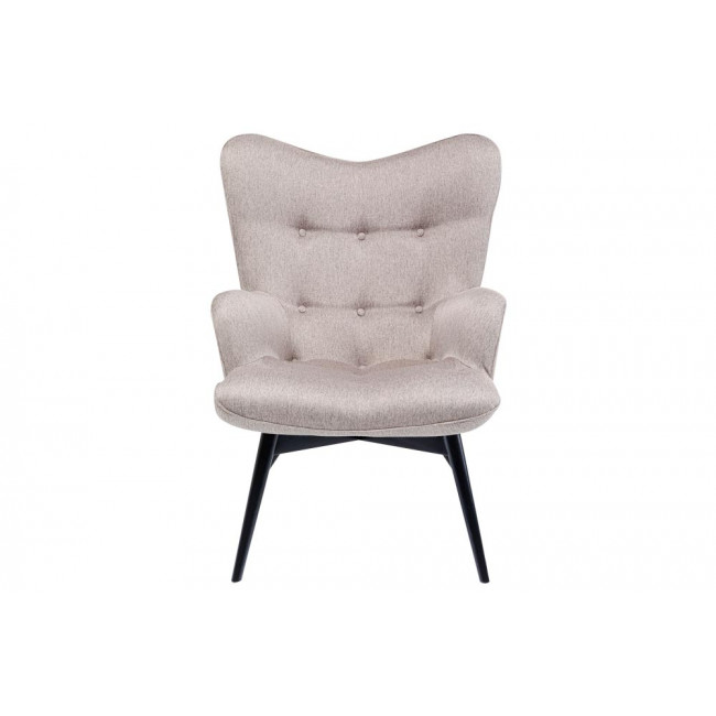 Arm chair Vicky Loco, taupe, 94x73x81cm